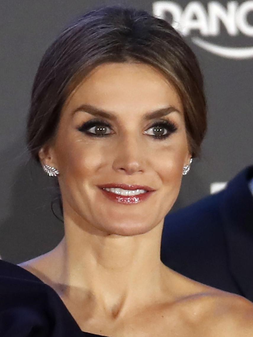 Letizia durante la gala del diario As en diciembre de 2017.