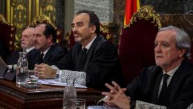 La Sala Penal del Supremo, durante el juicio al procés./