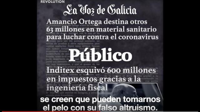 Fotograma del vídeo de Spanish Revolution sobre la epidemia de Covid-19.