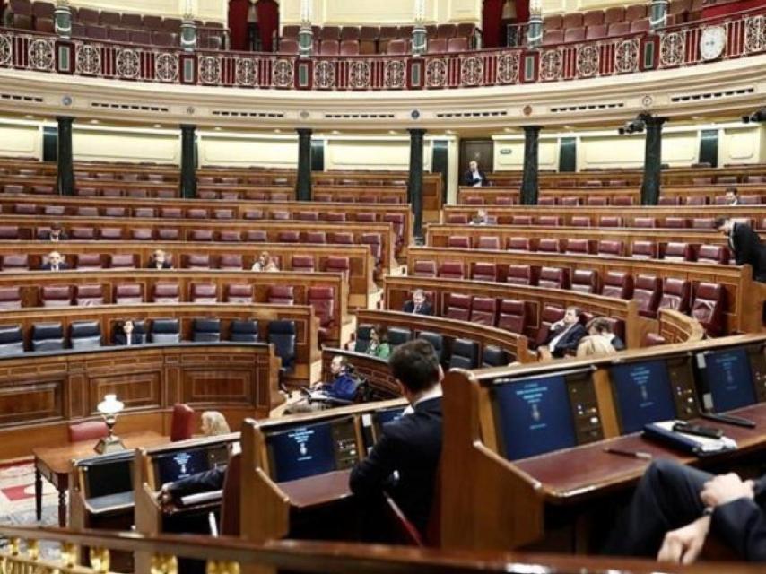 Imagen de la sesión del Congreso que convalidó la declaración de estado de alarma./