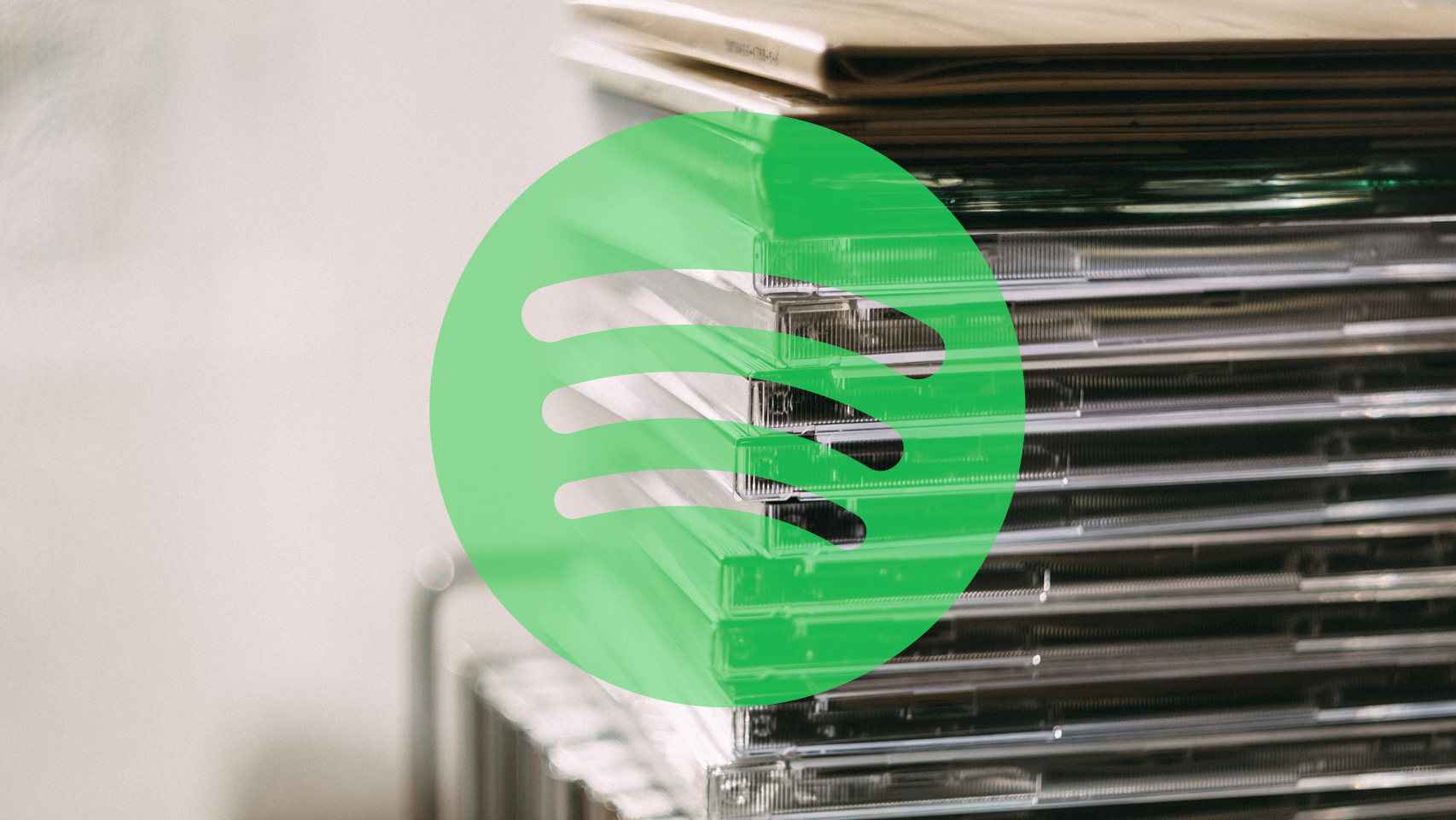 Los discos de música han sido sustituidos por Spotify