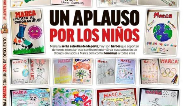 La portada del diario MARCA (05/04/2020)