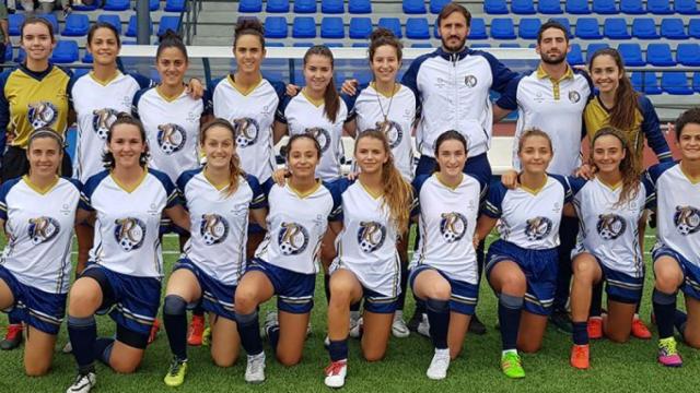 Las jugadoras del Olympia de Las Rozas