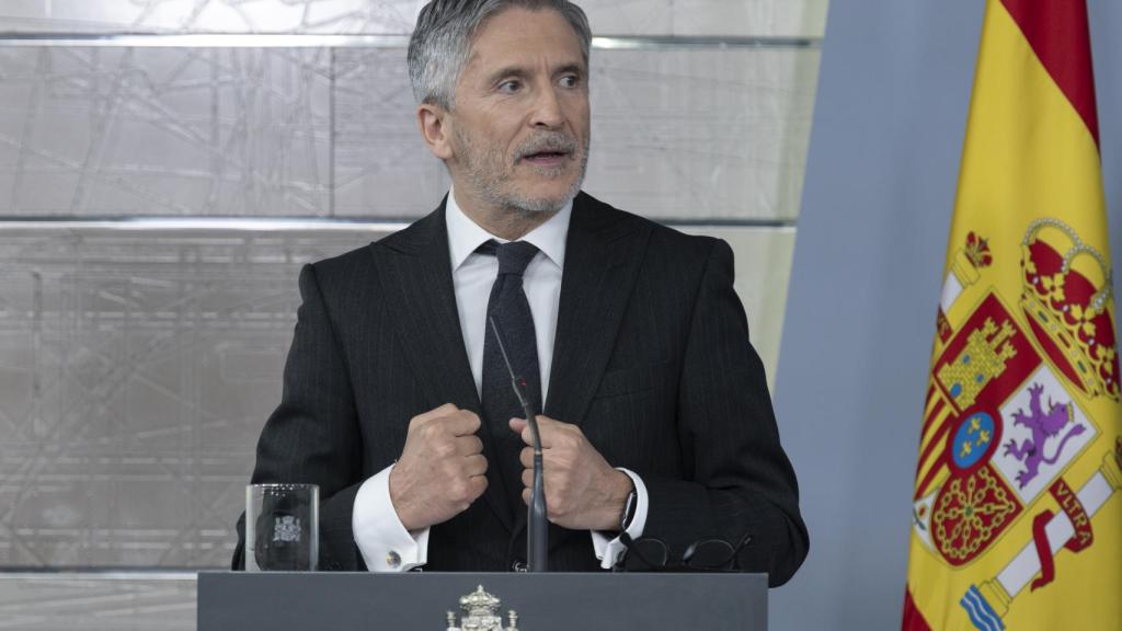 El ministro del Interior, Fernando Grande-Marlaska, este domingo.