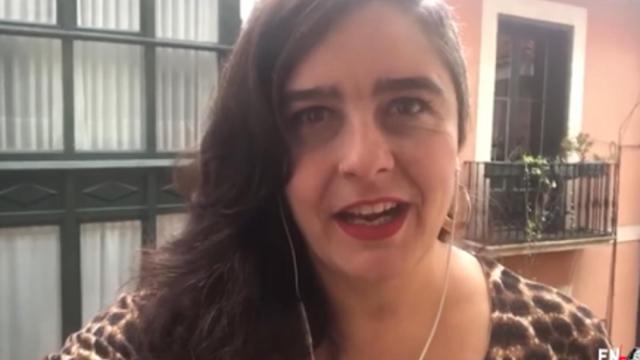 Una imagen de Irantzu Varela del vídeo de la polémica