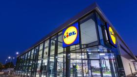 Imagen del exterior de un supermercado Lidl.