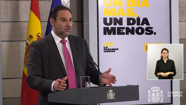 José Luis Ábalos, ministro de Transportes, en la Moncloa.