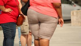 Una imagen de archivo de una persona con sobrepeso.