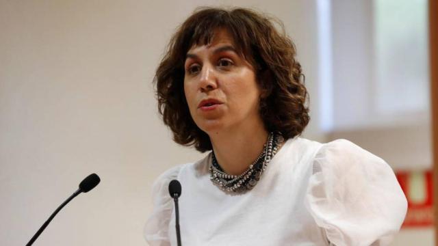 Irene Lozano, durante un acto en el CSD