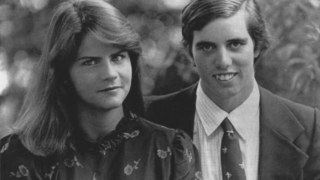 Michael Kennedy junto a su mujer, Victoria Gifford.