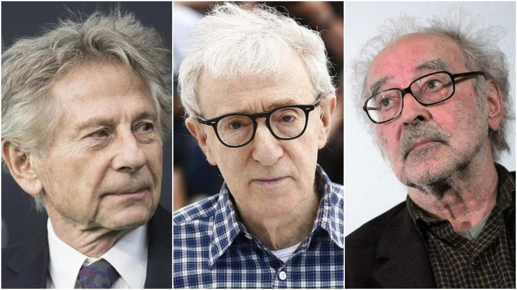 Roman Polanski, Woody Allen y Jean-Luc Godard.