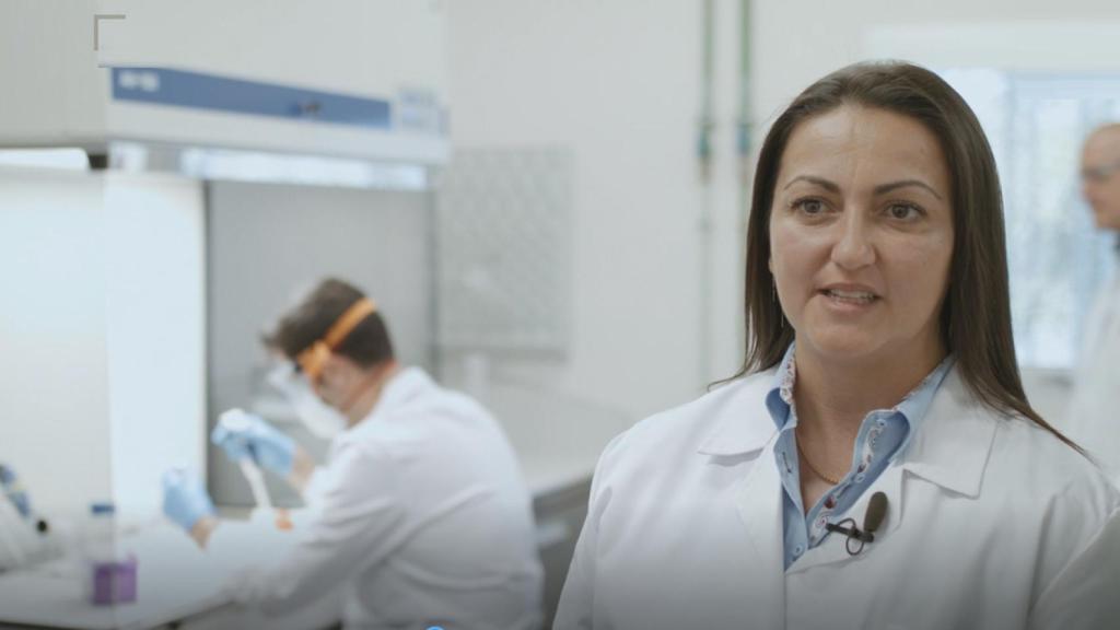 La directora general de NOB166, Noelia Beltrán, en sus instalaciones de Castellón.