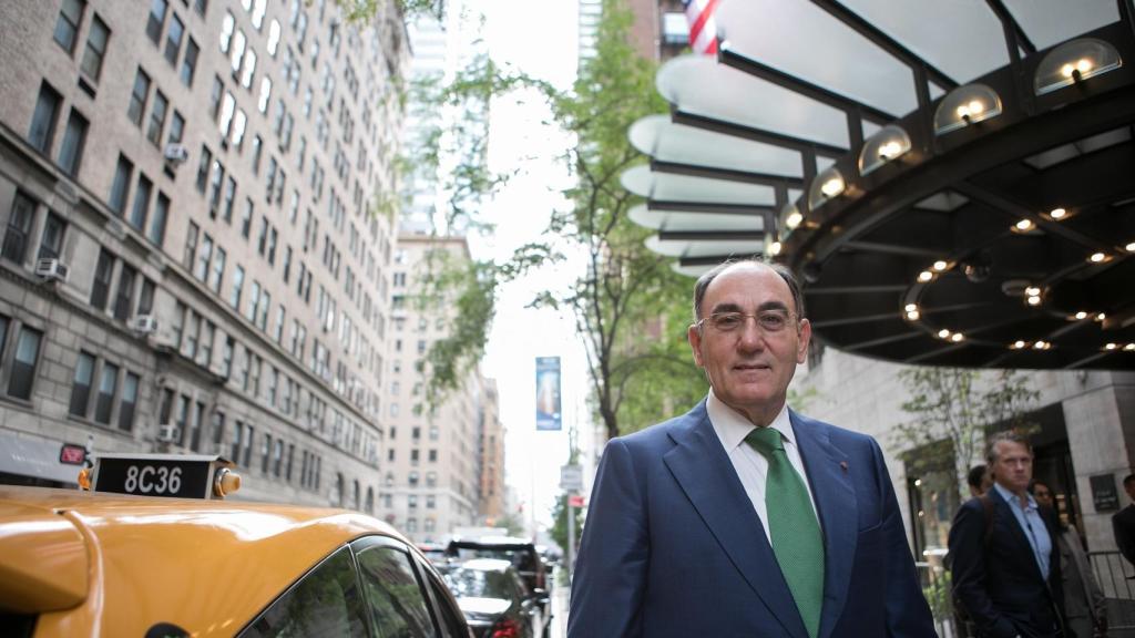 El presidente de Iberdrola, Ignacio Sánchez Galán, en Nueva York.