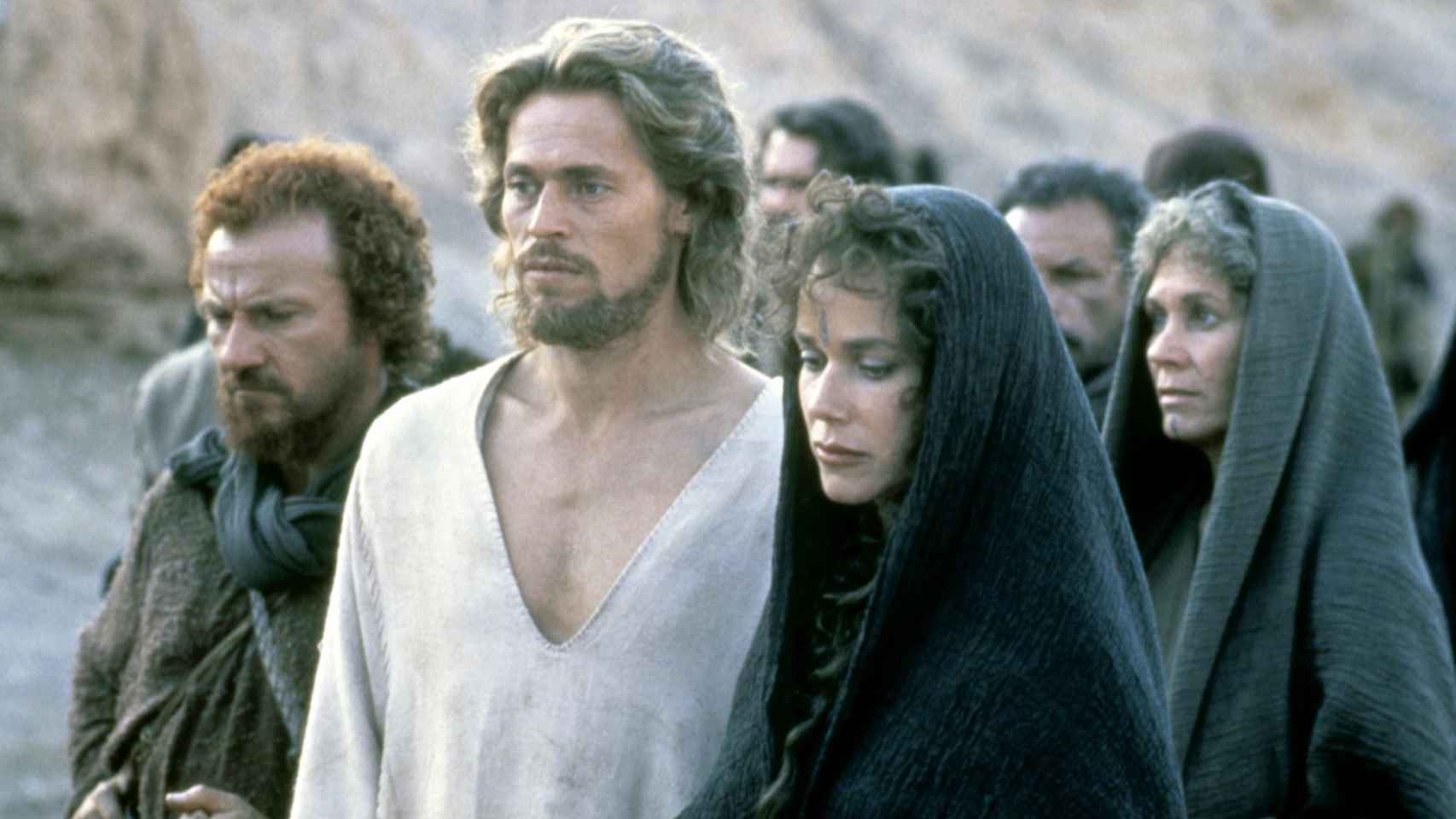 Harvey Keitel, Willem Dafoe y Barbara Hershey en 'La última tentación de Cristo', de Martin Scorsese.