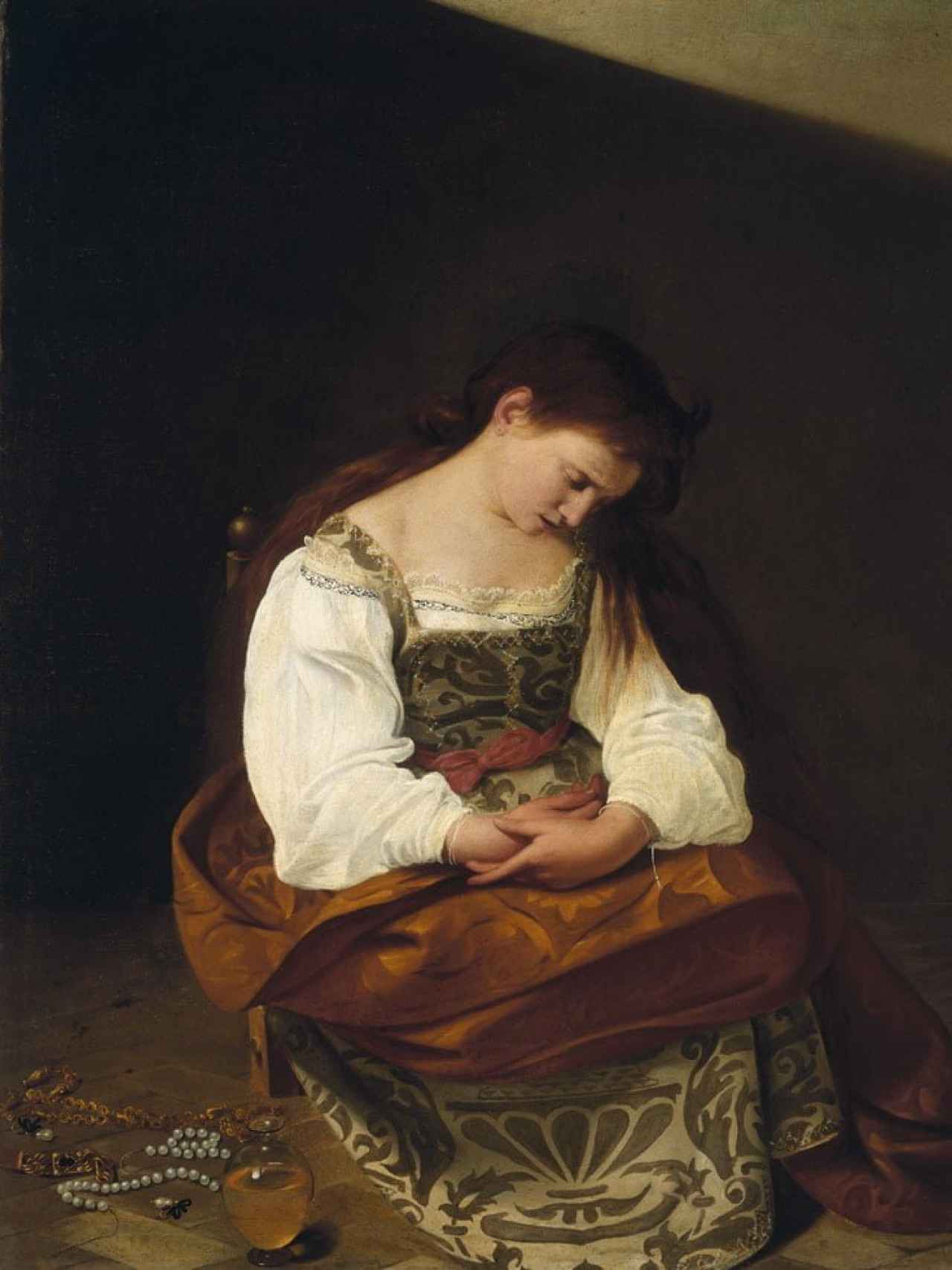 'Magdalena penitente', de Caravaggio.