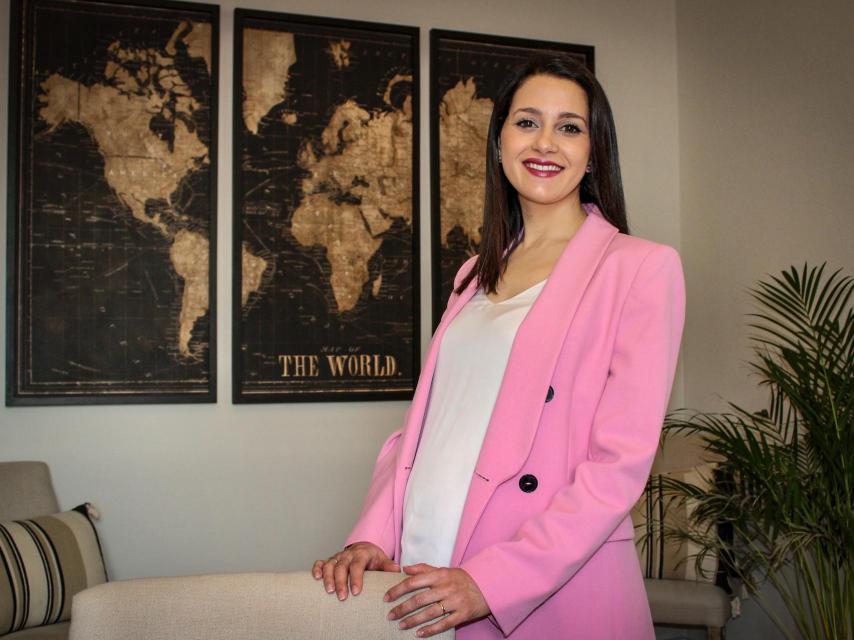 Inés Arrimadas, fotografiada en su domicilio el día de la entrevista.