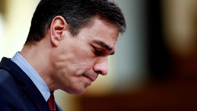 Pedro Sánchez, presidente del Gobierno, en el Congreso de los Diputados.