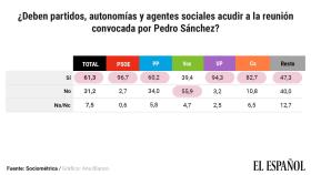 Sondeo de SocioMétrica para EL ESPAÑOL.