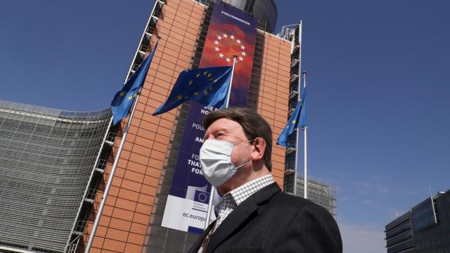 El edificio Berlaymont, la sede de la Comisión Europea en Bruselas