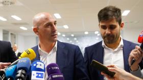 Luis Rubiales y David Aganzo