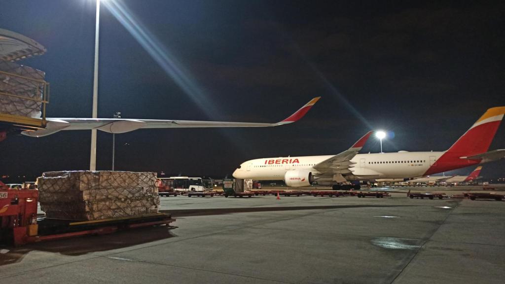 Uno de los aviones de Iberia que participan en el corredor (IBERIA).