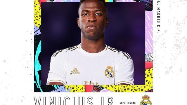 Vinicius representará al Real Madrid en el torneo de FIFA que ha organizado EA Sports