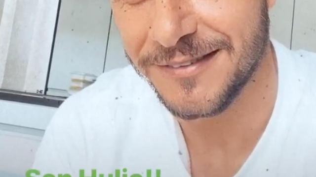 Joaquín, durante una stories de Instagram