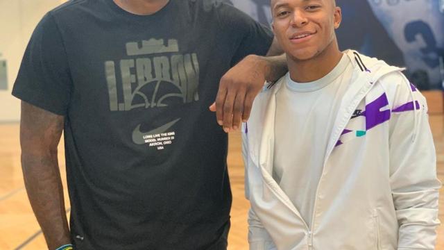 LeBron James y Kylian Mbappé