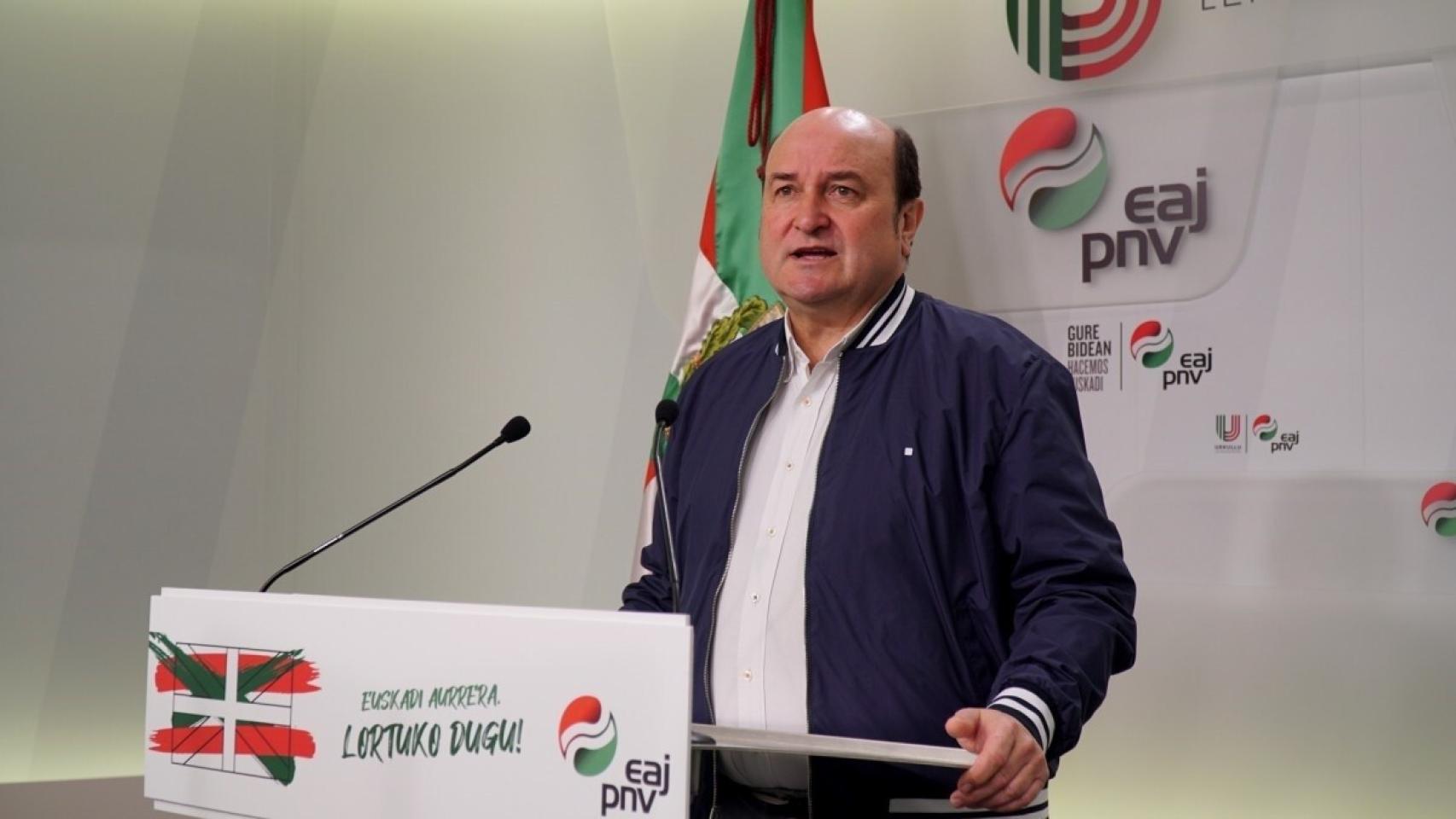 El presidente del PNV, Andoni Ortuzar.