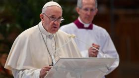 El Papa Francisco en la lectura del 'Urbi et orbi'.