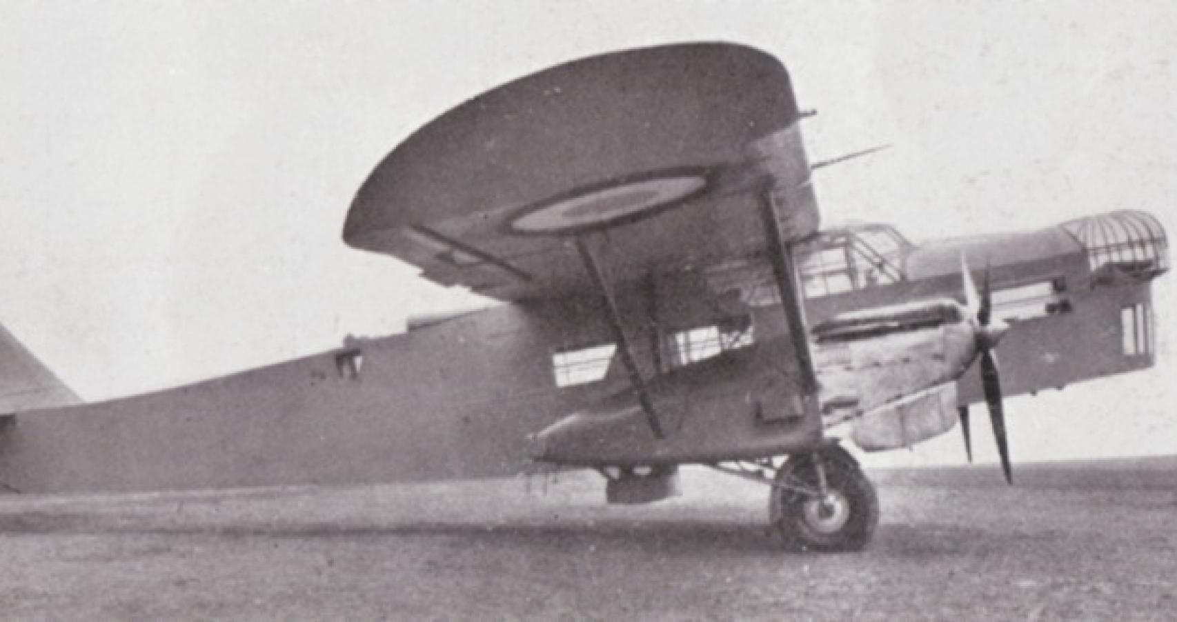 Aircraft Potez 54, modelo utilizado por Roque Carrión en su primera etapa como aviador.