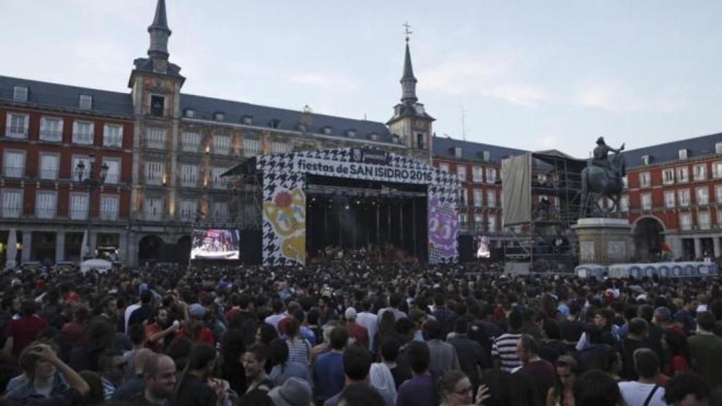 Concierto por San Isidro 2016 en la Plaza Mayor de Madrid.