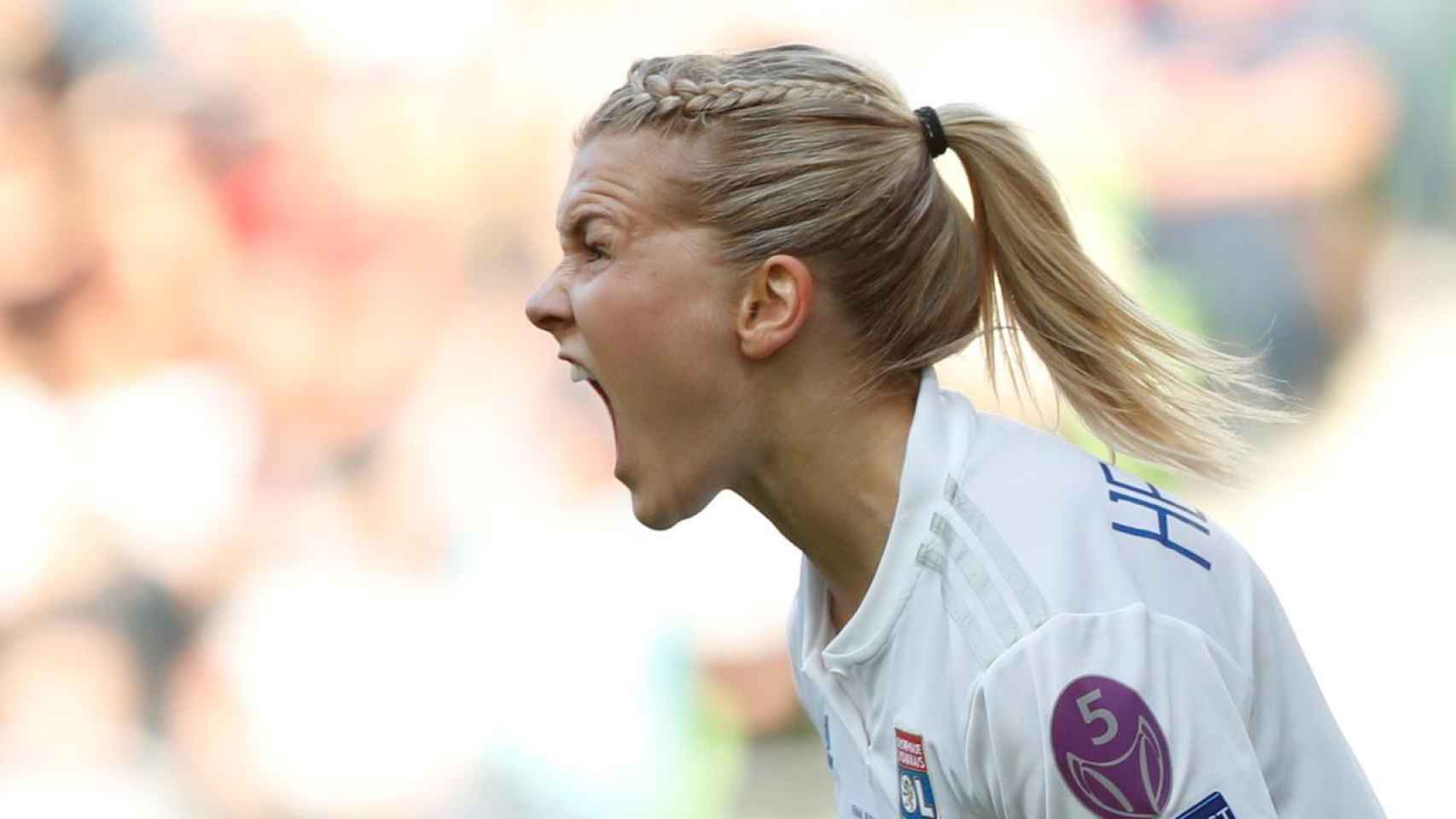 Ada Hegerberg, la jugadora del Olympique de Lyon femenino y Balón de Oro 2018