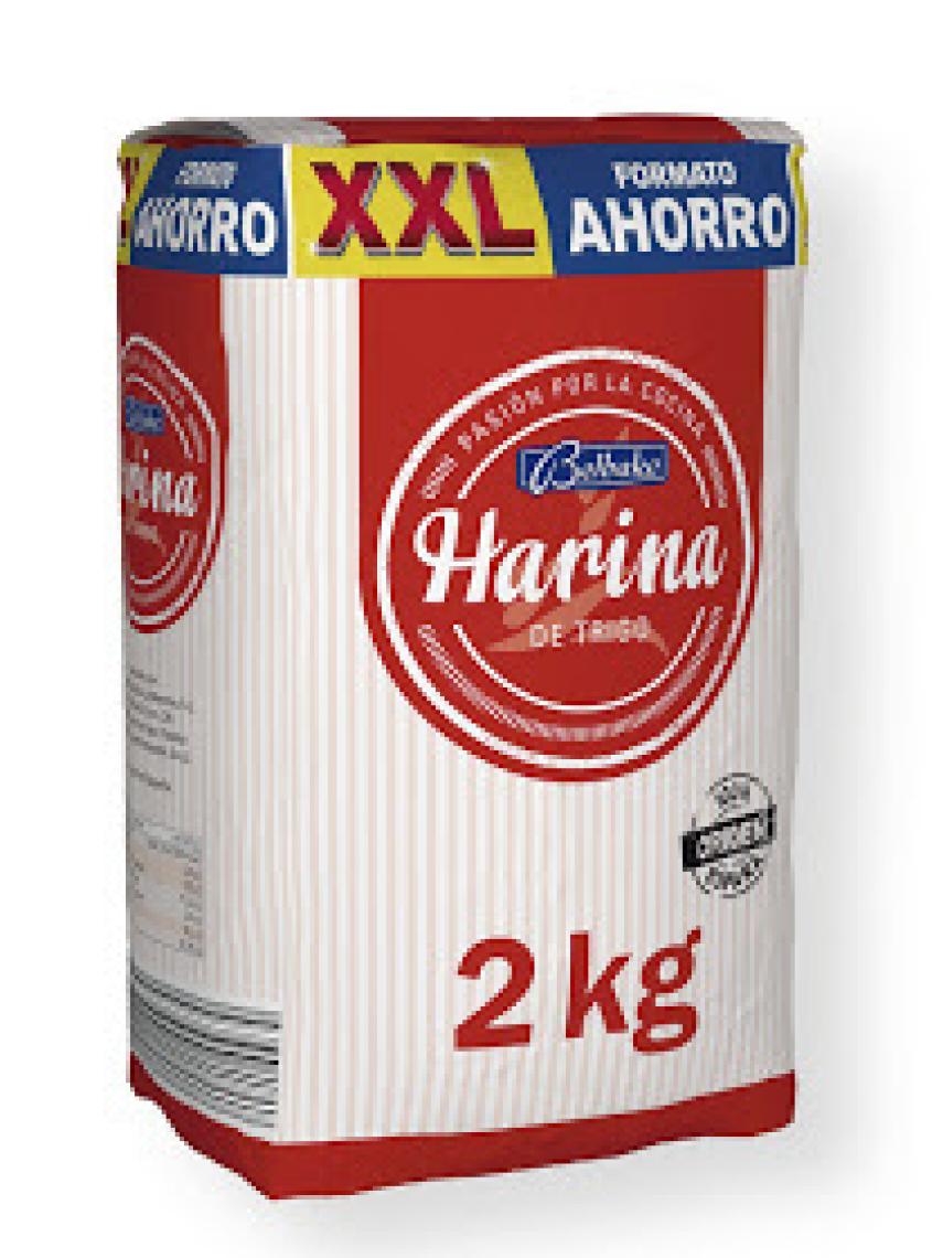 La harina de trigo de la marca blanca de Lidl.