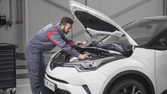 Imagen de un taller oficial de Toyota.