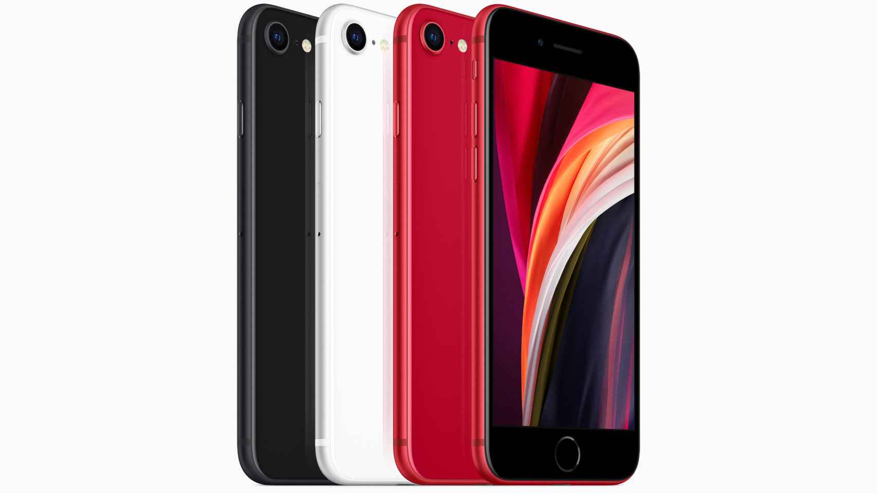 El iPhone SE 2020, en toda su gama de colores
