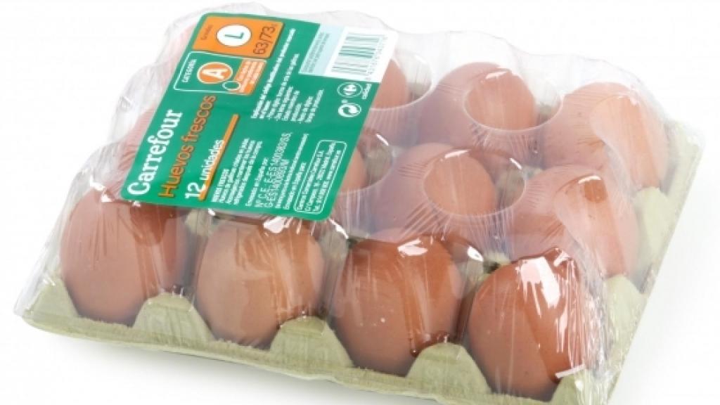 Huevos de marca blanca de Carrefour.