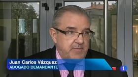 El letrado Juan Carlos Vázquez hablando de un caso para TVE.