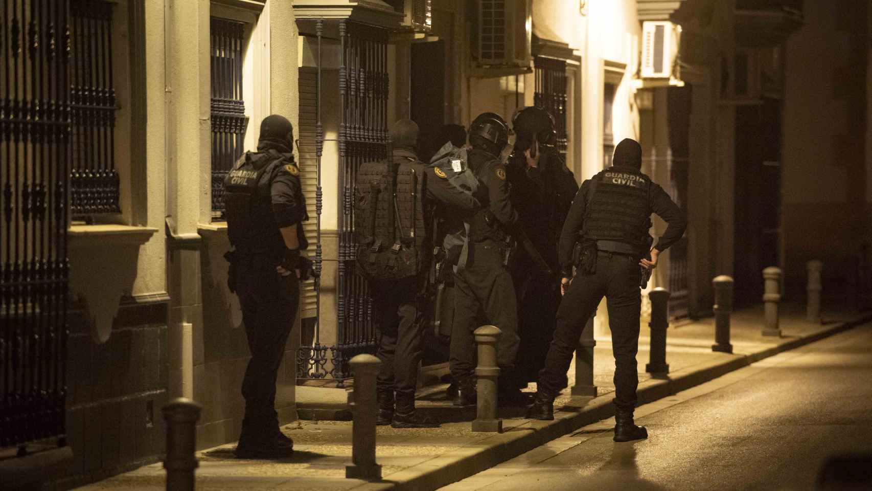 Uno de los golpes de la Guardia Civil estos años al tráfico de hachís en Andalucía.