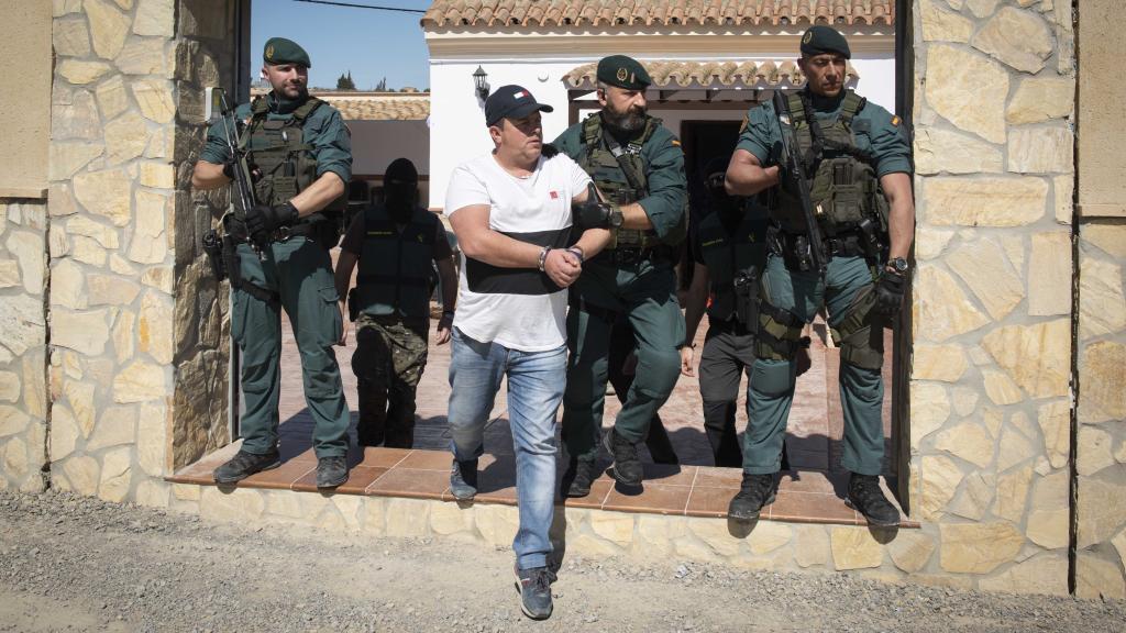 Operación de la Guardia Civil contra el narcotráfico dirigida por OCON-SUR en abril de 2020.