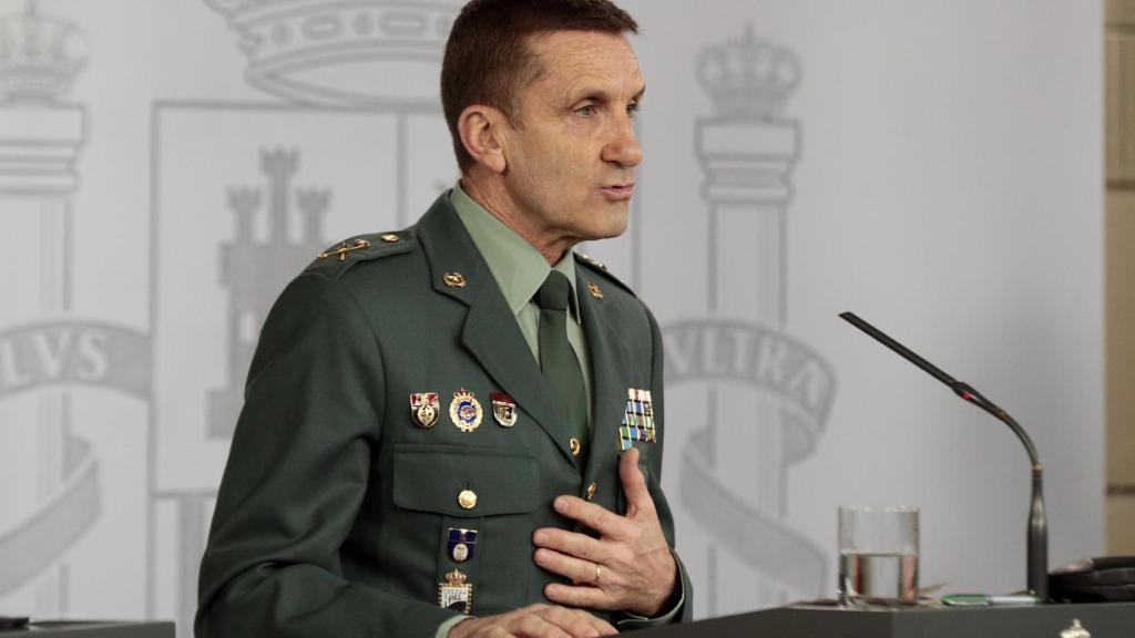 El Jefe del Estado Mayor de la Guardia Civil, el general José Manuel Santiago.