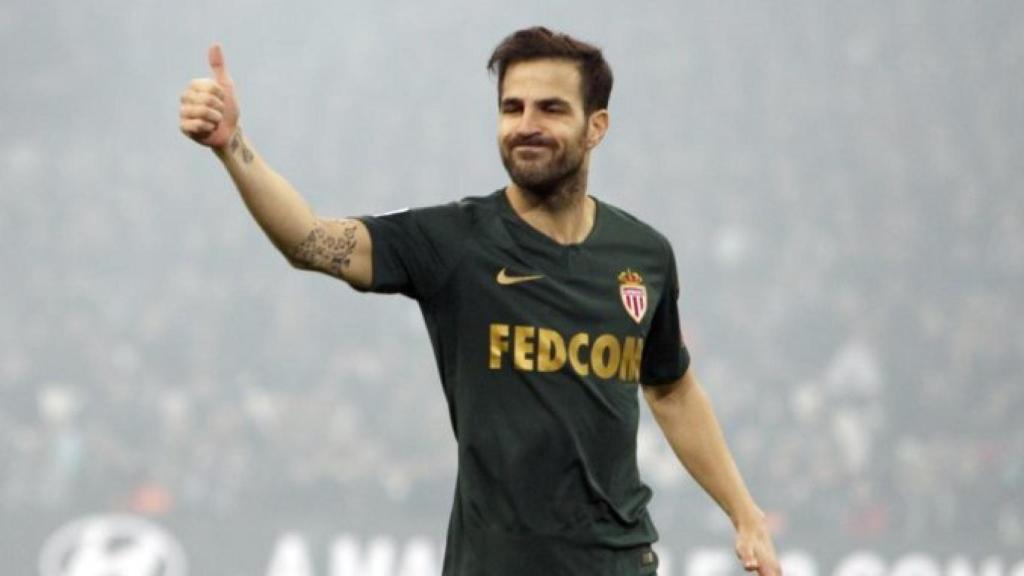 Cesc Fàbregas, en un partido del Arsenal