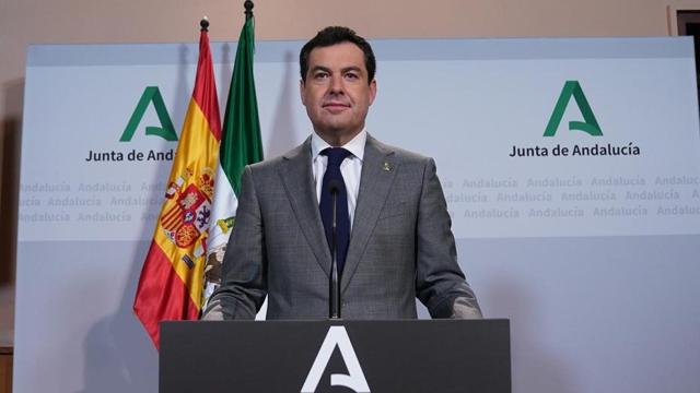 El presidente de la Junta de Andalucía, Juanma Moreno.