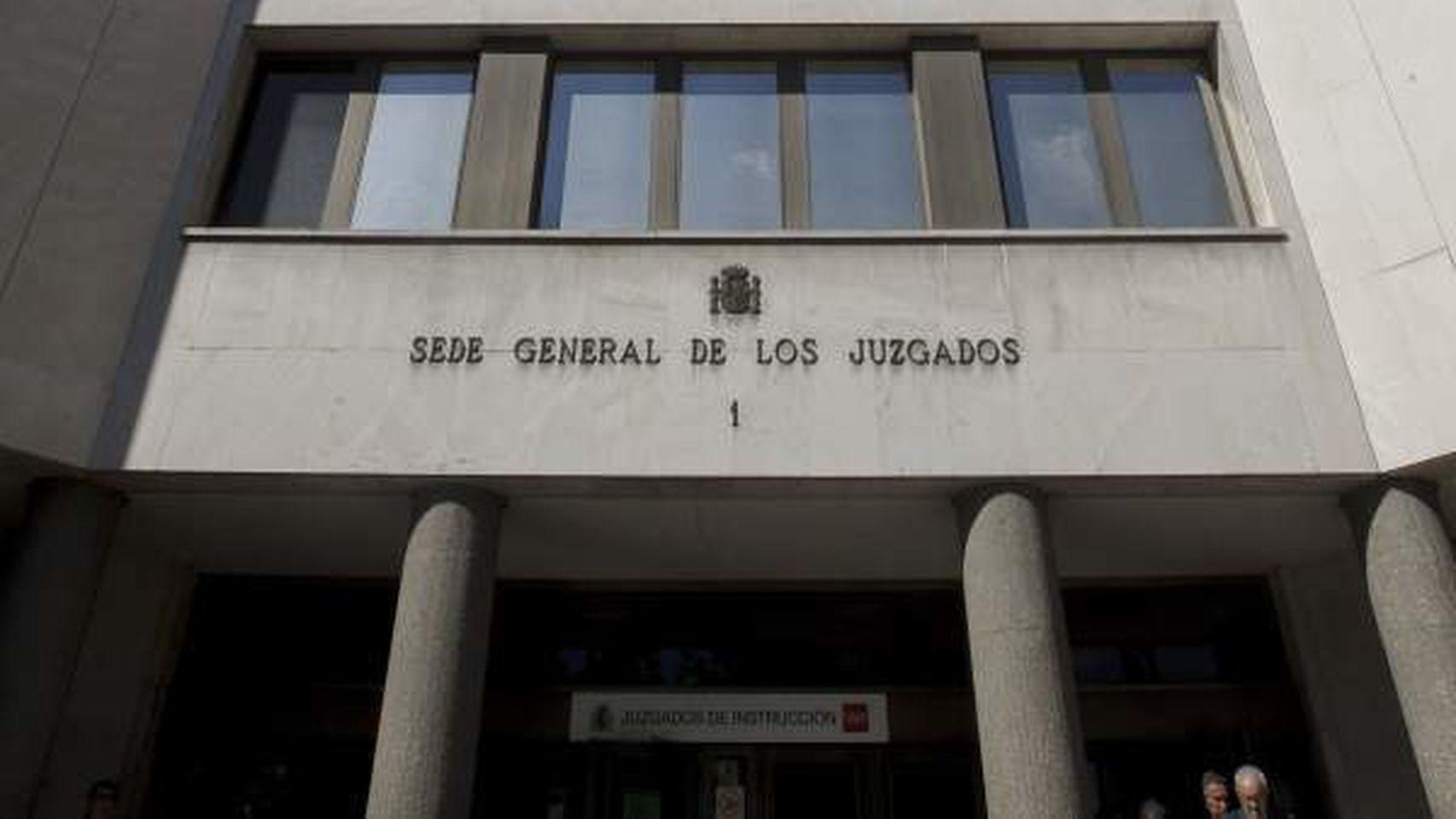 Sede de los Juzgados de Plaza de Castilla, en Madrid./