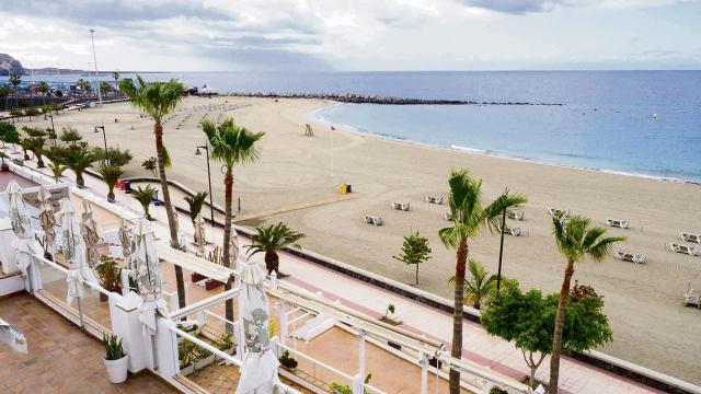 Imagen de una playa canaria.