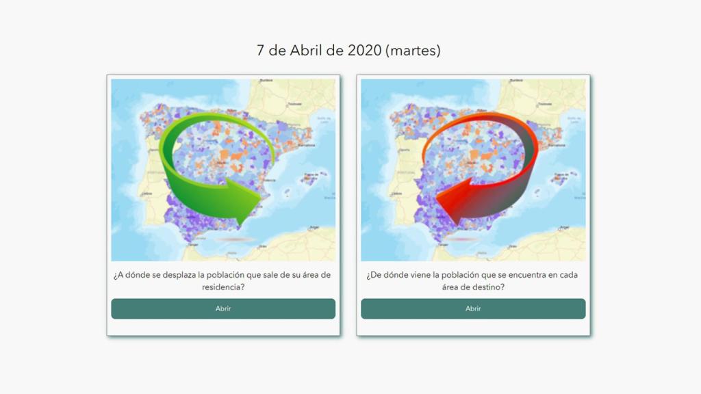 Comparativa entre mapas.