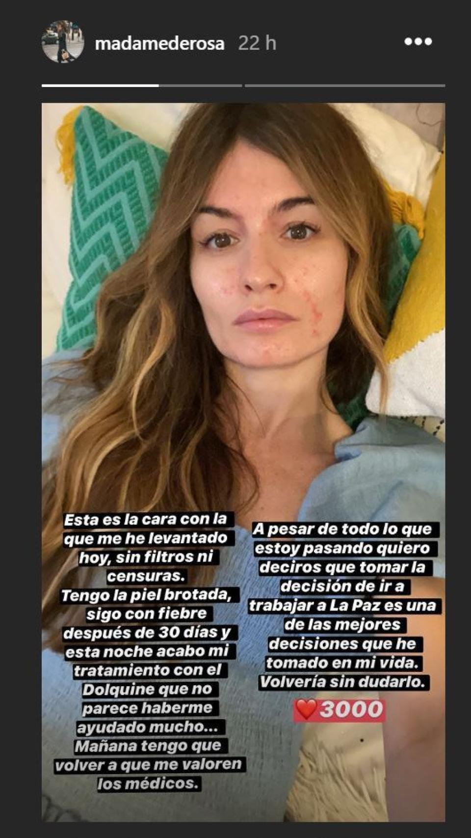 Madame de Rosa en una imagen de sus redes sociales.