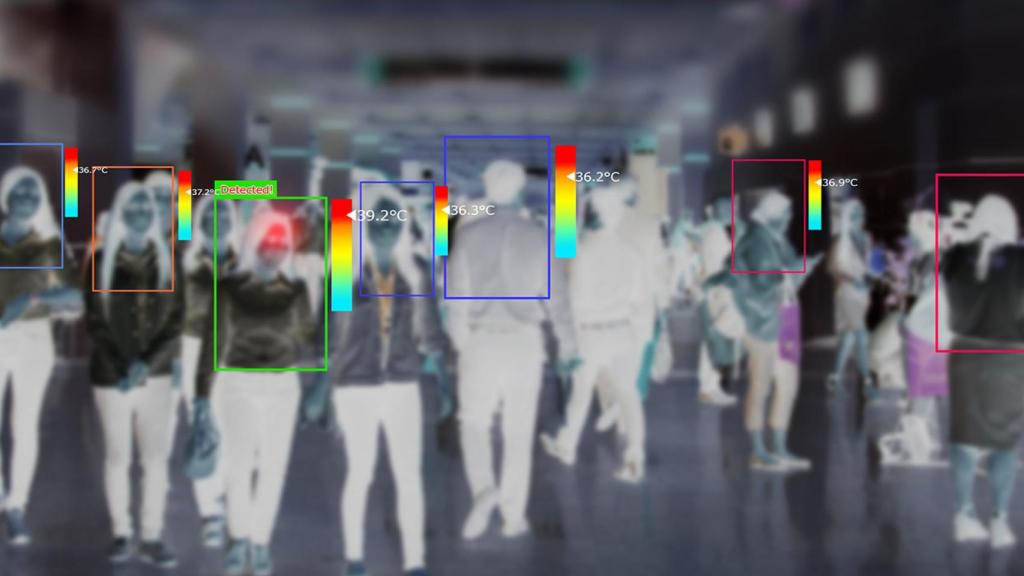 Inteligencia artificial y cámaras termográficas para medir la temperatura corporal