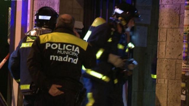 Policías en acción