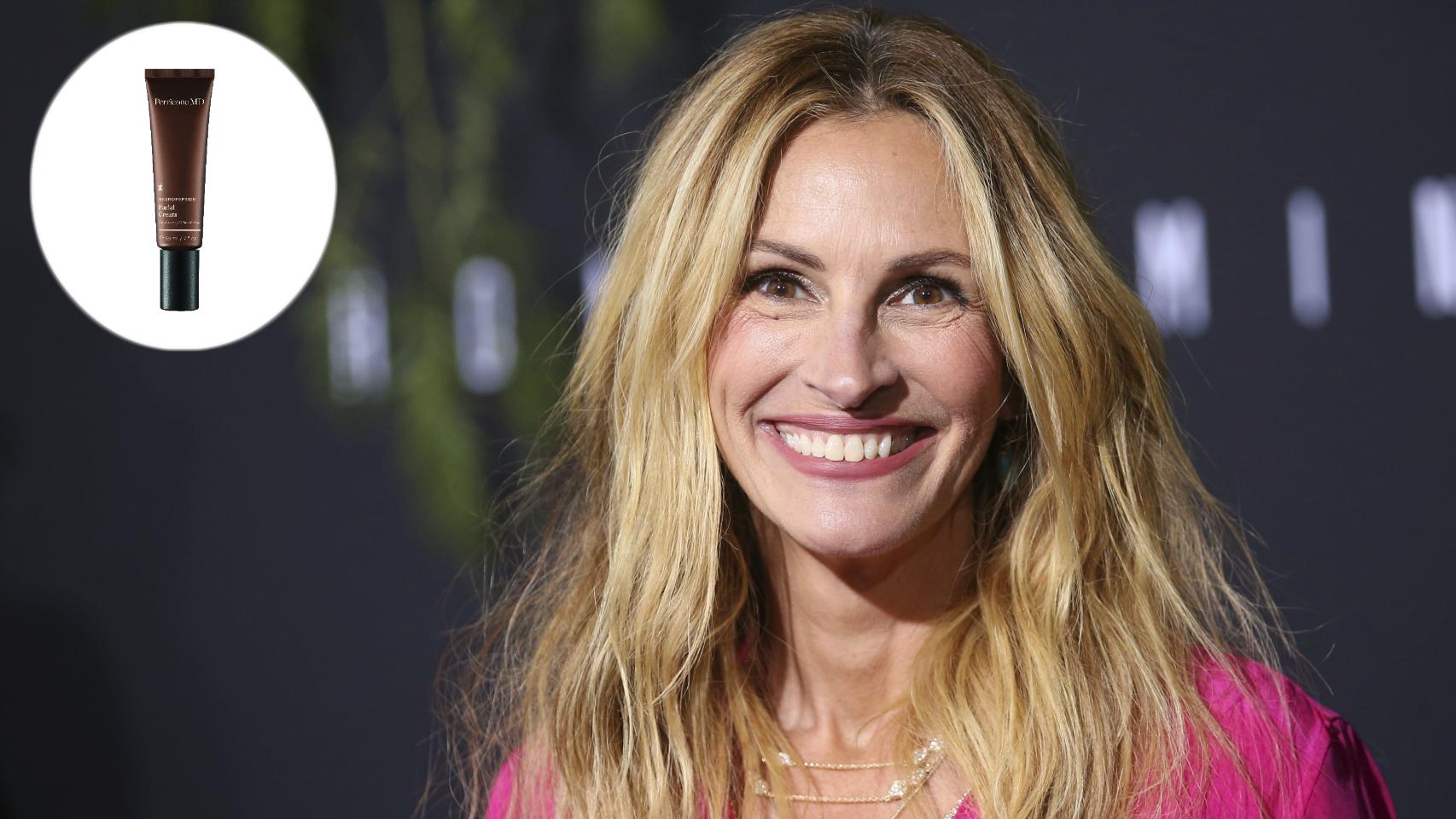 La crema facial creada para Julia Roberts ahora está disponible online y en farmacias.